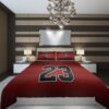 nba chicago bulls 23 NBA Basketball ize Duvet Cover and Pillowcase Set Bedding Set scaled 1
