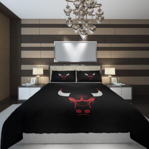 nba chicago bulls NBA Basketball ize Duvet Cover and Pillowcase Set Bedding Set 1 scaled 1