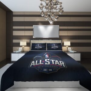 nba king NBA Basketball ize Duvet Cover and Pillowcase Set Bedding Set scaled 1