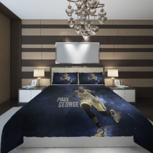 paul george NBA Basketball ize Duvet Cover and Pillowcase Set Bedding Set scaled 1