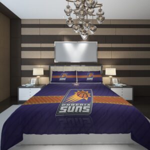 phoenix suns 0 NBA Basketball ize Duvet Cover and Pillowcase Set Bedding Set scaled 1
