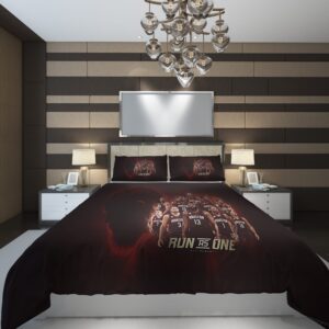 run as one NBA Basketball ize Duvet Cover and Pillowcase Set Bedding Set scaled 1